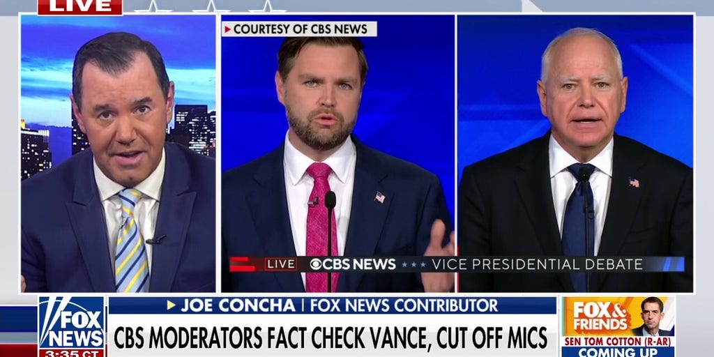 CBS moderators slammed for fact-checking JD Vance, cutting off mics: 'Journalistic maleficence'