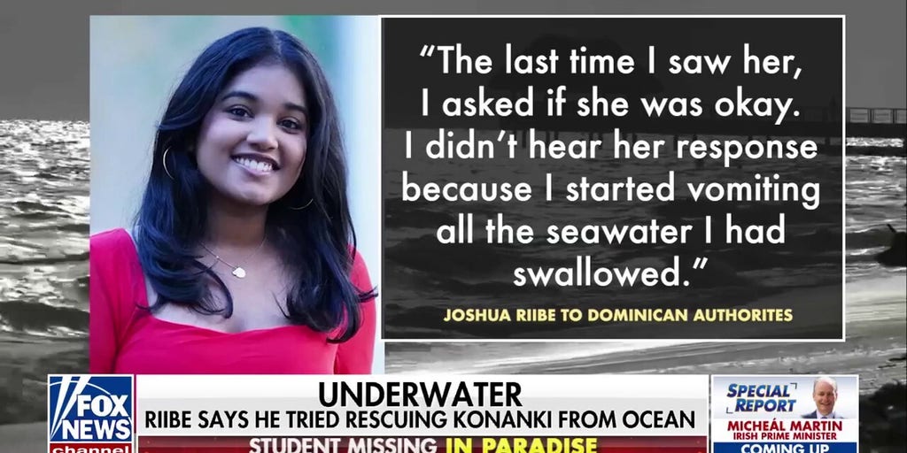 Man last seen with missing college student says he tried rescuing her from water