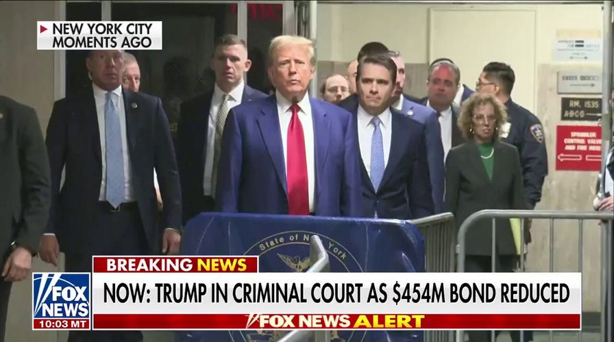 Trump torches NY judge after bond reduction: A disgrace to this country