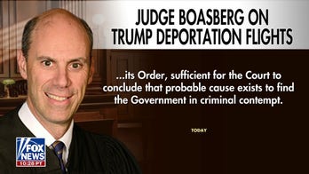 Judge holds White House in criminal contempt over deportation flights