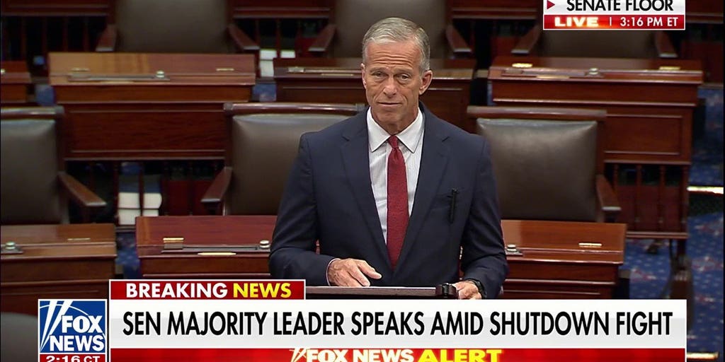 Sen. John Thune urges Senate floor to accept that proposed 'clean' GOP ...