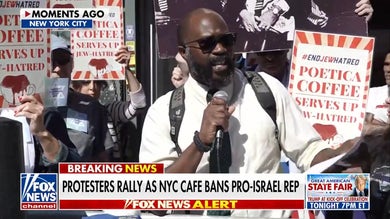 Protesters rally in Brooklyn after coffee shop bans pro-Israel Democrat