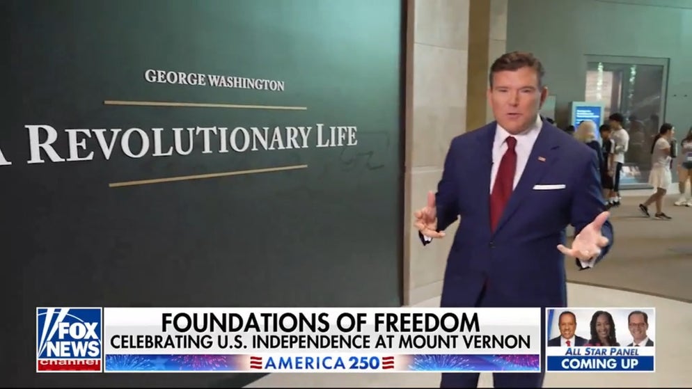 Bret Baier tours Mount Vernon for America 250 celebration