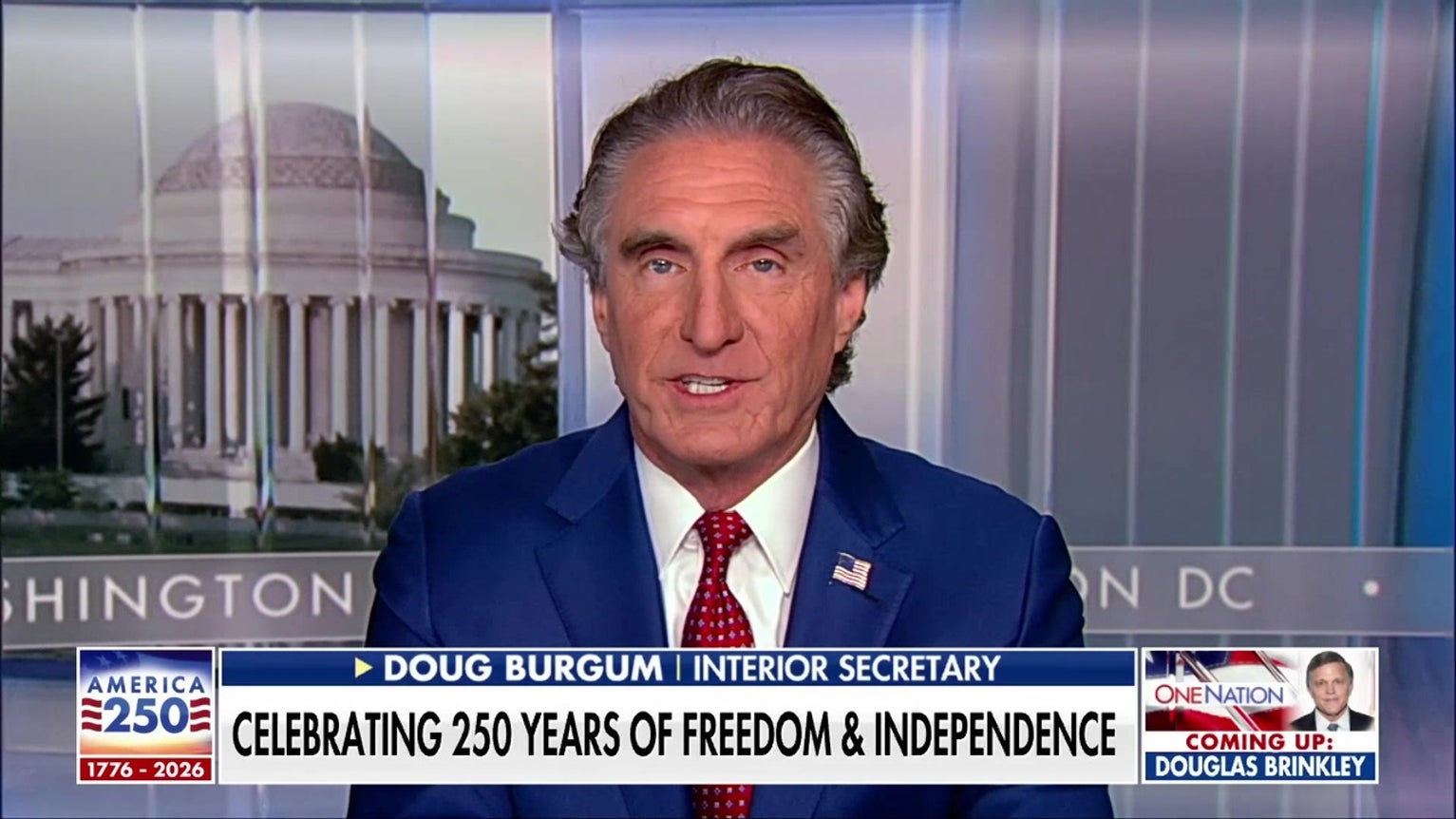 Doug Burgum praises President Trump's Independence Day speech, American strength