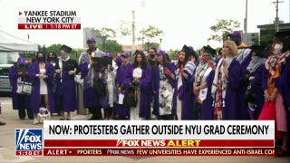 NYU graduates chant 'Free Palestine!' outside commencement ceremony - Fox News