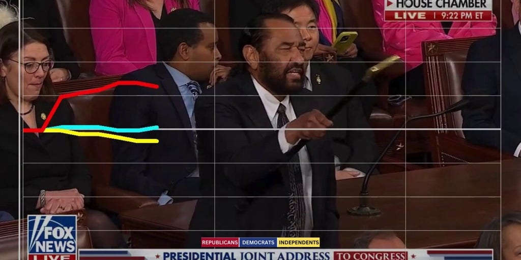 Democrats react favorably to Al Green’s disruption during Trump’s congressional address