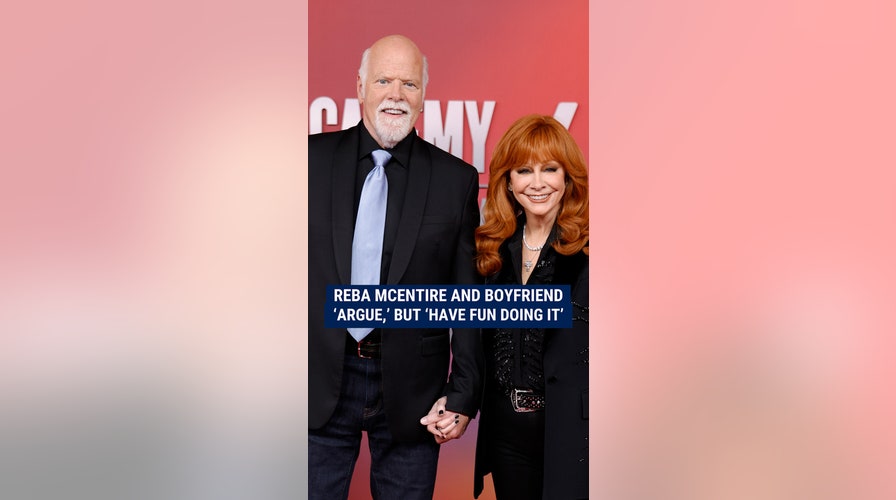 Reba McEntire admits she argues with her boyfriend "a lot," but they still "get along in every aspect"