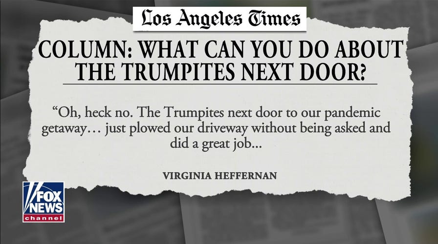 Los Angeles Times columnist conflicted by ‘Trumpite’ neighbors plowing her driveway