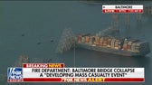Baltimore bridge collapse: 2 people rescued, at least 7 missing