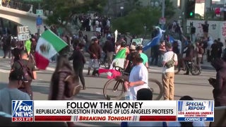 President Trump underlines question of who is showing up to riot
