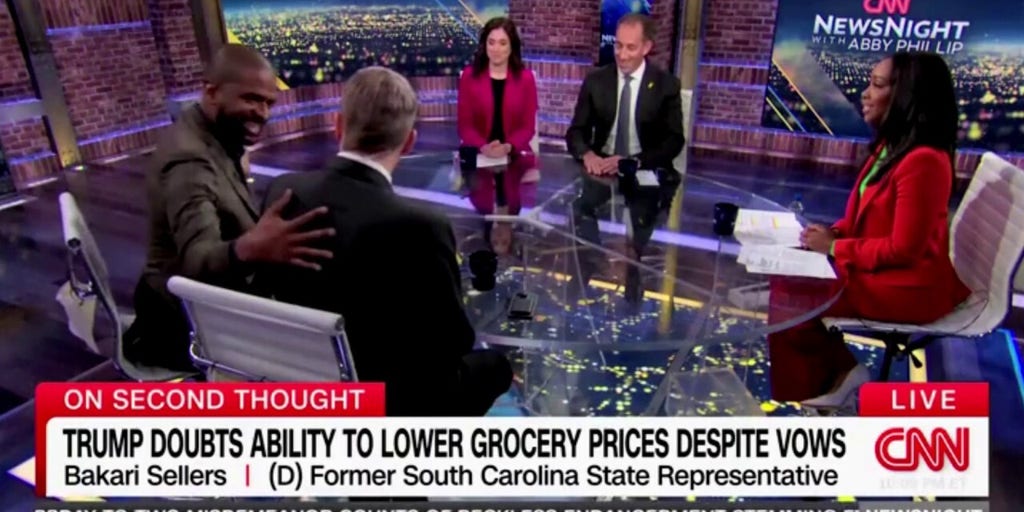 Scott Jennings tells CNN commentator not to touch him during tense exchange about Trump, grocery prices