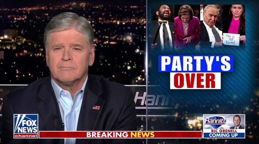 The Democratic Party has ‘reached a new low,’ says Sean Hannity 
