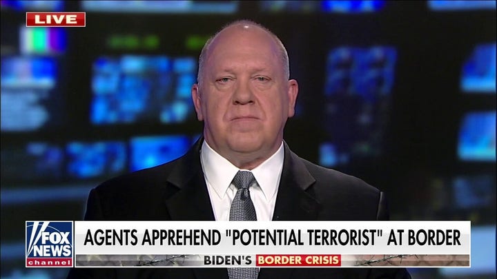 Tom Homan: ‘Not surprised’ by ‘potential terrorist’ apprehended at border
