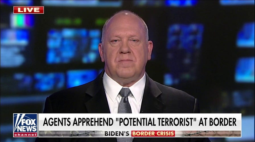 Tom Homan: ‘Not surprised’ by ‘potential terrorist’ apprehended at border