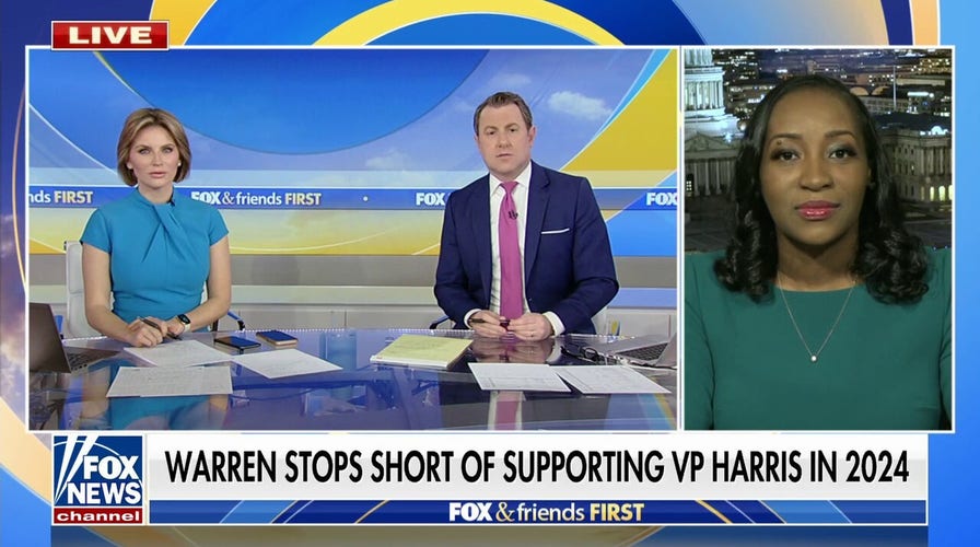 Sen. Warren 'defers' to Biden on if he should run with VP Harris in 2024