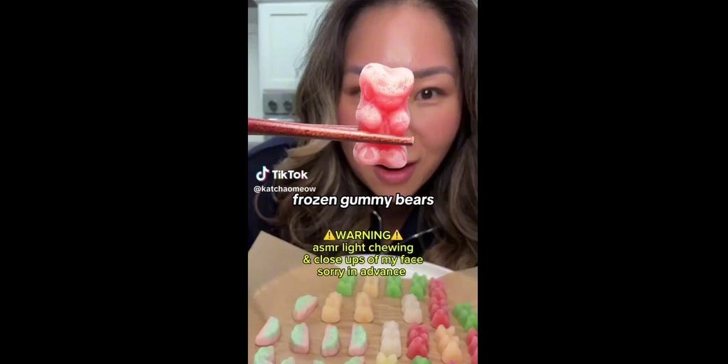 Viral food trend shows people freezing gummies overnight to create icy texture