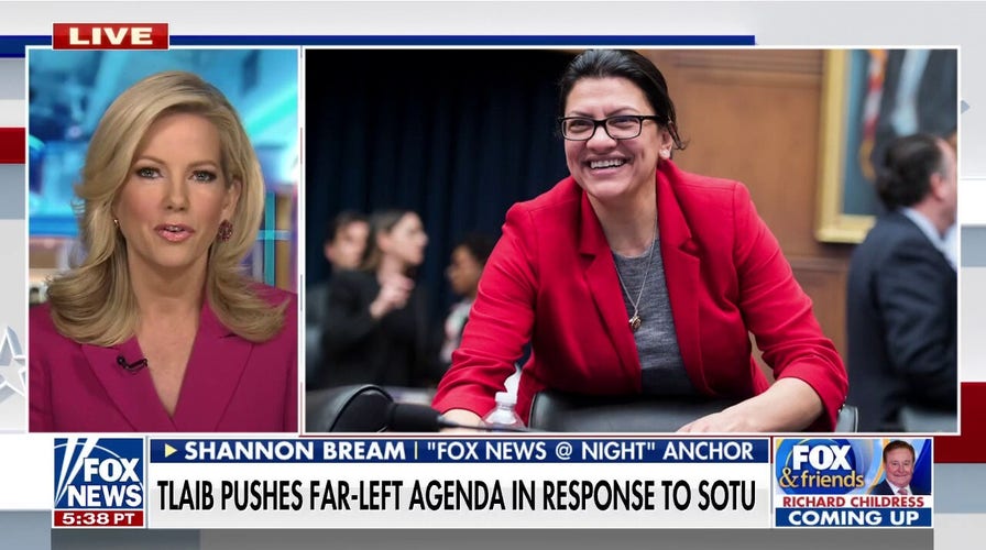 'Squad' member Tlaib delivers response to Biden's first SOTU