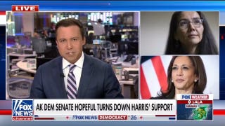 Democratic Alaska US Senate candidate rejects Kamala Harris endorsement