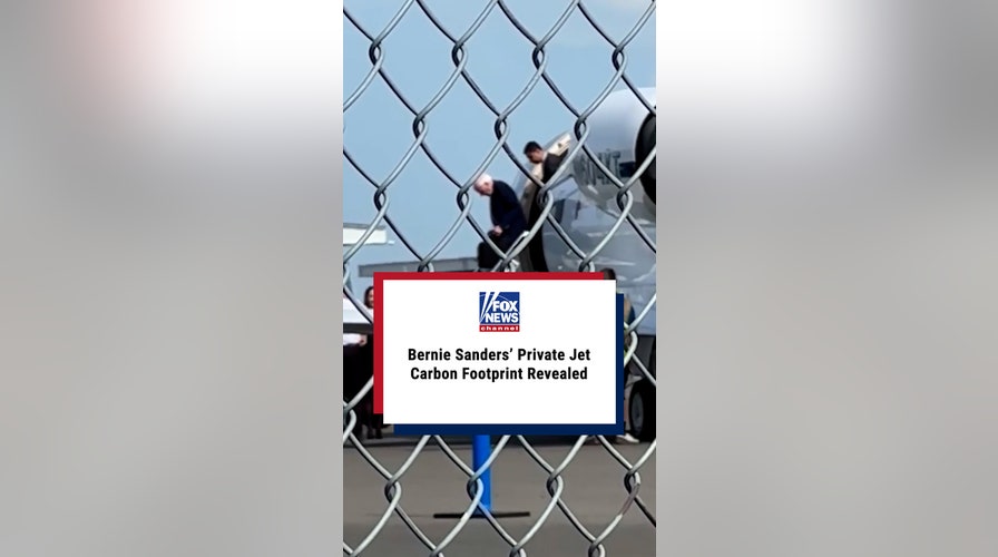 Bernie Sanders' eye-popping carbon footprint from private jets revealed