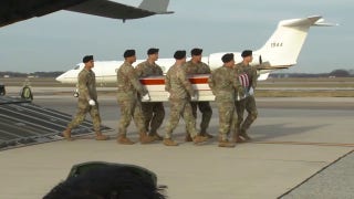 Dignified transfer of 6 fallen US troops occurs at Dover Air Force Base