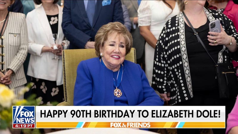 Former Sen. Elizabeth Dole celebrates 90th birthday
