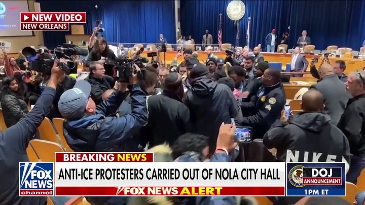 New Orleans council boots ICE protesters in ‘anti-American’ chaos