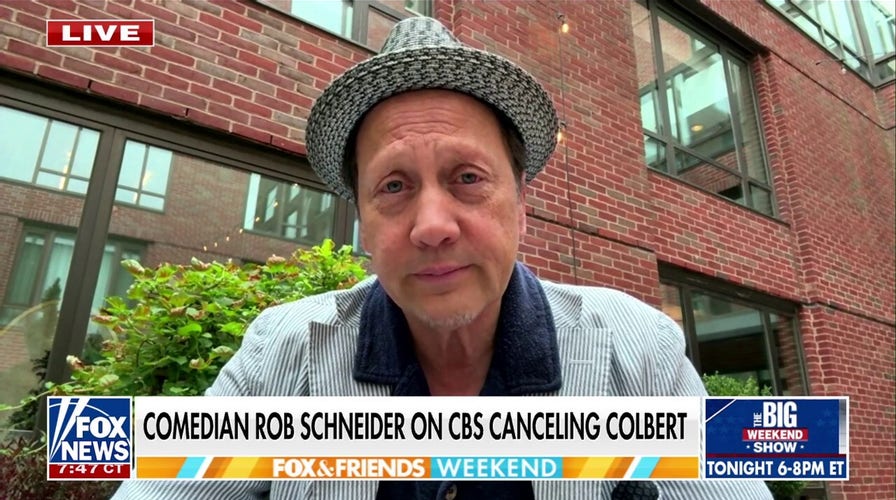 Rob Schneider calls Stephen Colbert's late-night show a ‘relic’ amid cancellation