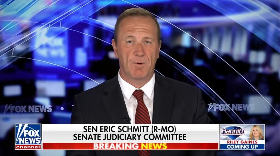 America is in a real competition for the future with China, Sen. Eric Schmitt says