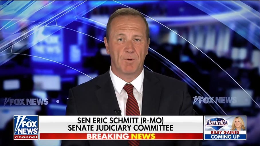 America is in a real competition for the future with China, Sen. Eric Schmitt says