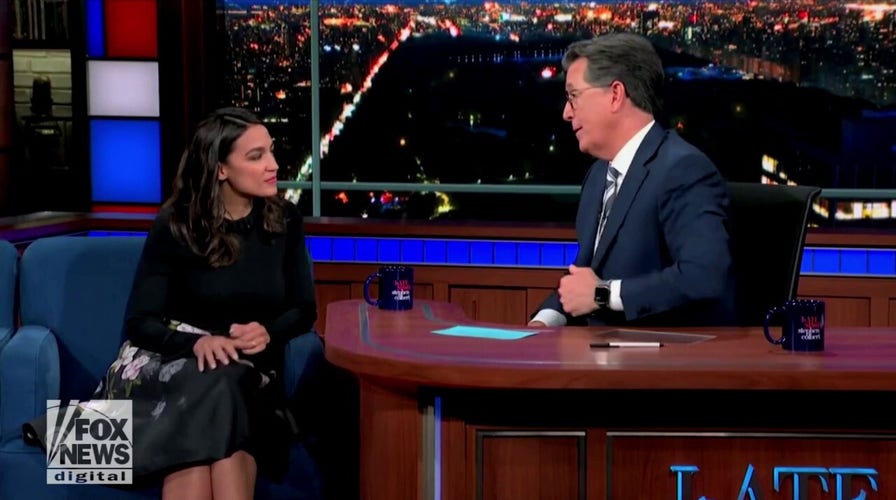 Alexandria Ocasio-Cortez avoids questions about presidential run on 'The Late Show'