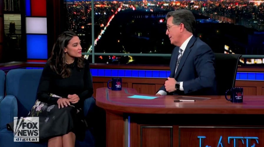 Alexandria Ocasio-Cortez avoids questions about presidential run on 'The Late Show'