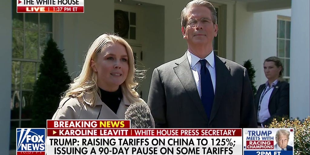 White House explains Trump's raise in tariffs on China, 90-day pause on others