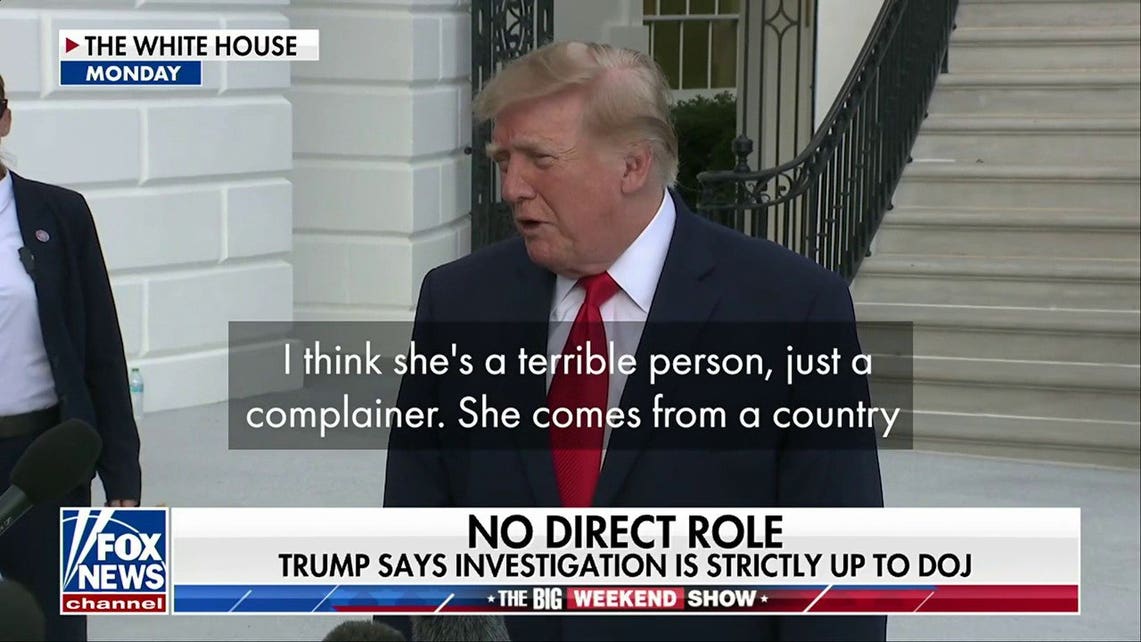 Trump slams 'crooked' Ilhan Omar after federal raid on her home