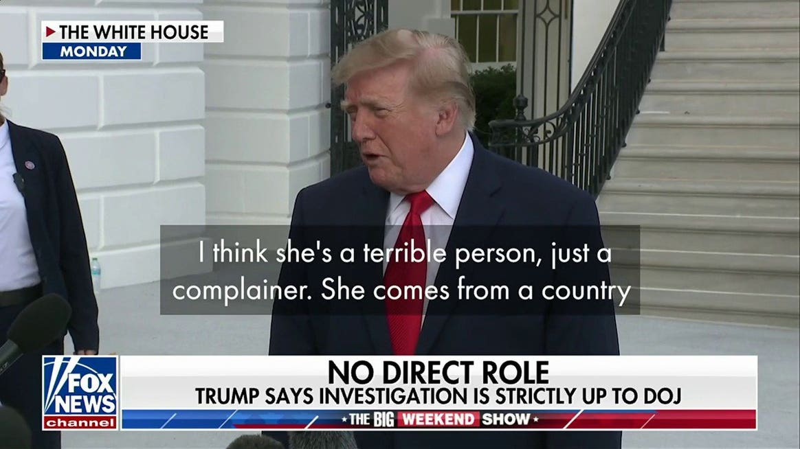 Trump slams 'crooked' Ilhan Omar after federal raid on her home