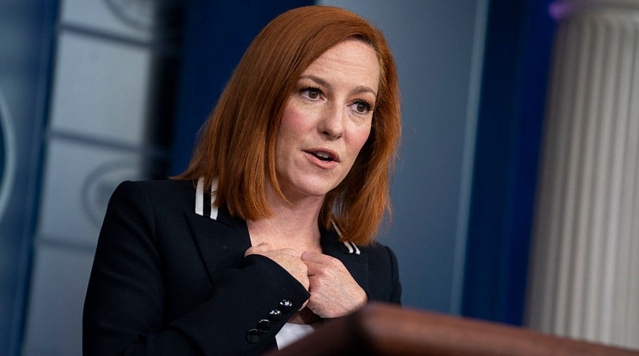 White House press secretary Jen Psaki holds a briefing