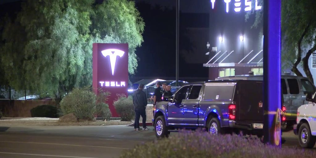 Cybertruck fire at Arizona Tesla dealership as investigators arrest arson suspect