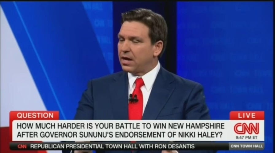 CNN DeSantis DeSantis says Sununu’s New Hampshire endorsement of Haley won’t be enough to get her across finish line