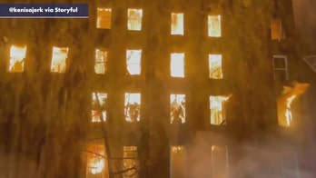 Condition of NYC's Liberty Bell unclear after fire guts historic church