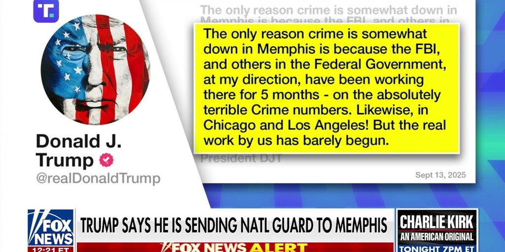 Memphis mayor 'not happy' about Trump's National Guard deployment