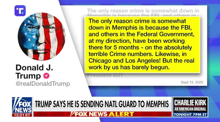 Memphis mayor 'not happy' about Trump's National Guard deployment