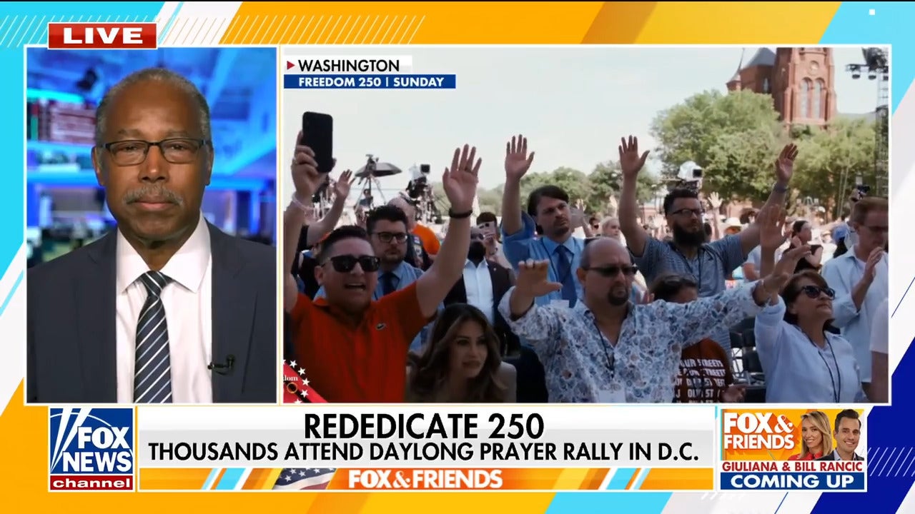 Dr. Ben Carson urges Americans to ‘stand up for what they believe in’ after Rededicate 250 event