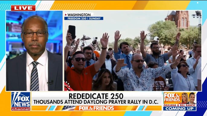 Dr. Ben Carson urges Americans to ‘stand up for what they believe in’ after Rededicate 250 event