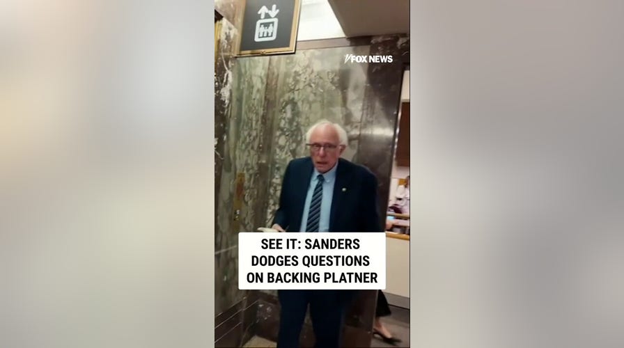 SEE IT: Sanders DODGES questions on backing Platner