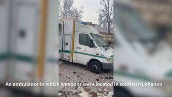 IDF finds 'ambulance used by Hezbollah to conceal weapons'