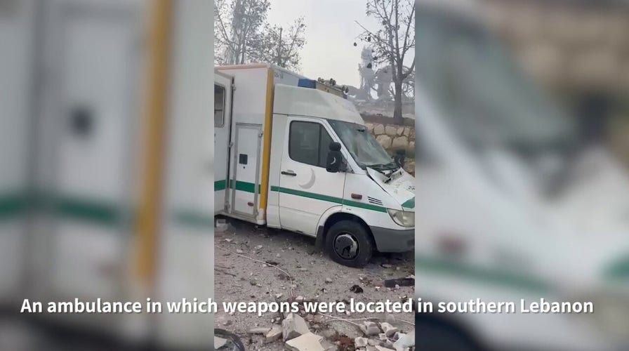 IDF finds 'ambulance used by Hezbollah to conceal weapons'