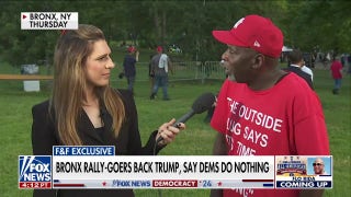 Bronx rally-goer says support for Trump is 'coming from the heart' - Fox News