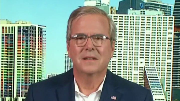 Jeb Bush laments flailing US education standards, responds to latest Trump attacks