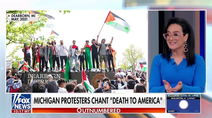 Protesters chant 'death to America' as war rages in Middle East