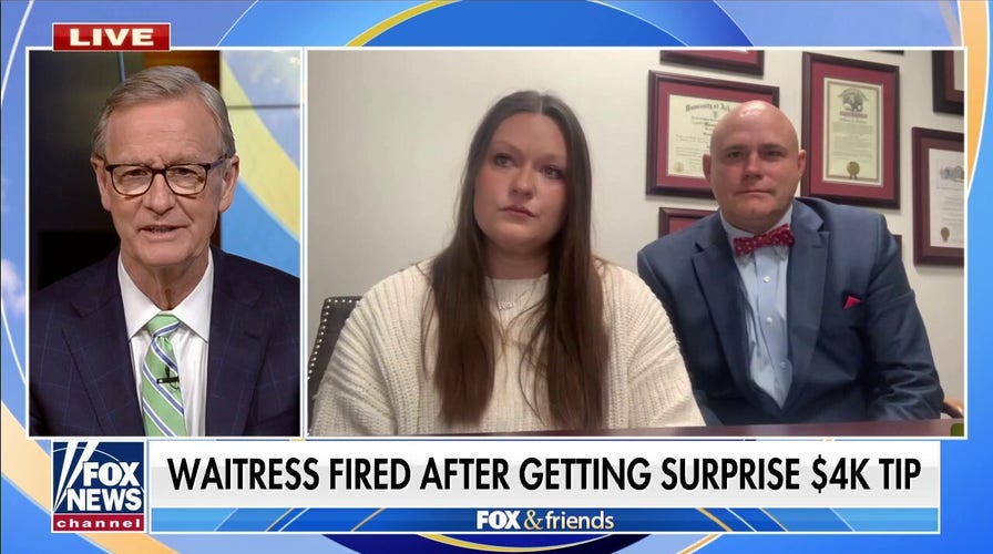 Arkansas waitress claims she was fired for refusing to share $4,000 tip with staff