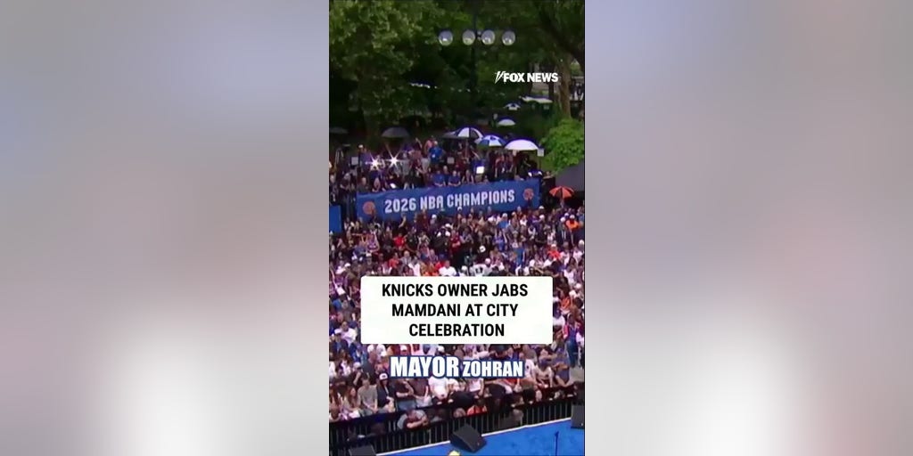 Knicks owner jabs Mamdani at city celebration